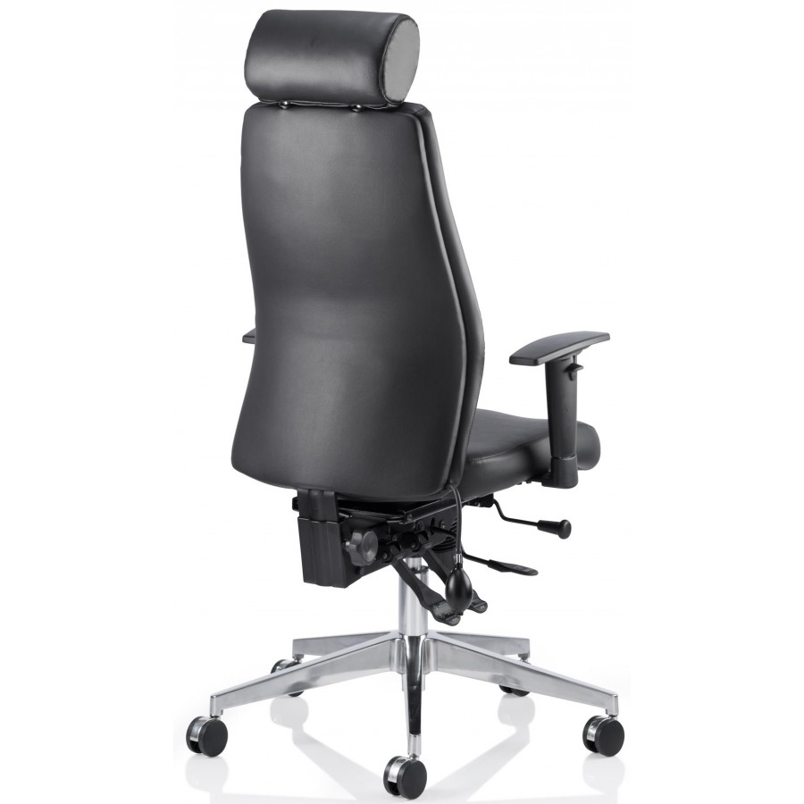 Chiro Curve 24 Hour Leather Posture Office Chair 